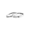 Simple Premium Inlaid Couple Ring - Silver