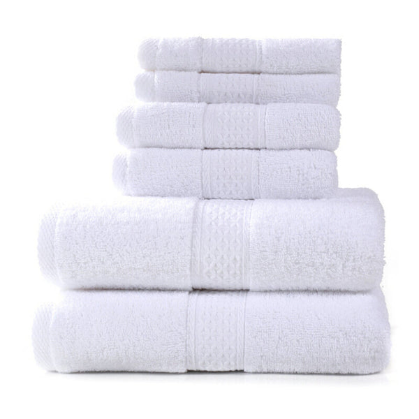 Skin-Friendly Cotton Super Absorbent Towel - White