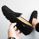 Soft Moccasins Men Loafers - Black