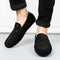 Soft Moccasins Men Loafers - Black