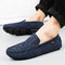 Soft Moccasins Men Loafers - Dark Blue