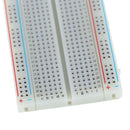 Solderless 400 Tie Point PCB Bread Board for Arduino - White