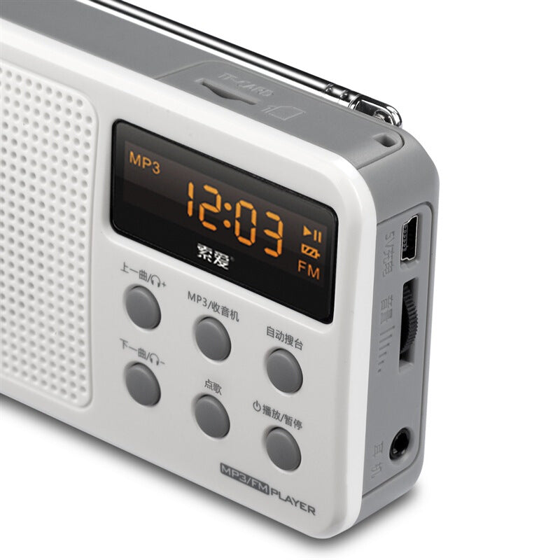 Sony Ericsson Middle-Aged Portable Radio - White