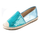 Sparkly Sequins Flats - Blue