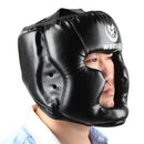 Sparring Premium Closed Boxing Head Guard - Black