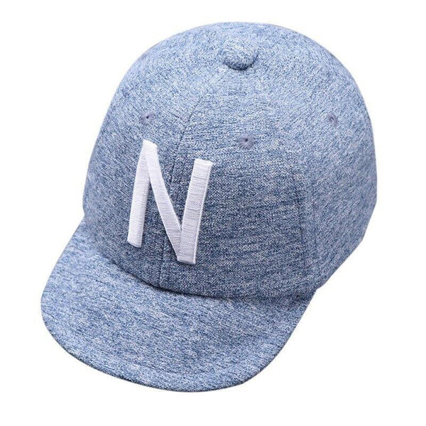 Spring Kids Embroidery Hats - Blue