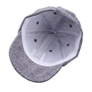 Spring Kids Embroidery Hats - Gray