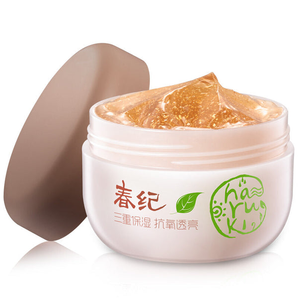 Spring Plum Green Tea Moisturizing Mask - Beige