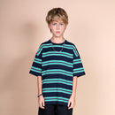 Spring Summer Striped T-Shirt - Blue