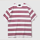 Spring Summer Striped T-Shirt - Red