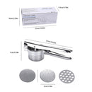 Stainless Steel Kitchen Vegetable Presser - Silver