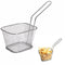 Stainless Steel Mini Cooking Fry Basket - Silver