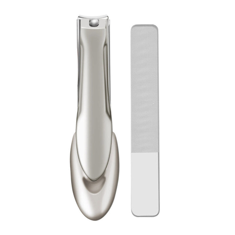 Stainless Steel Nail Clippers Manicure Set - Silver