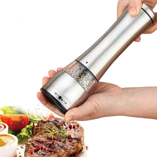 Stainless Steel Salt and Pepper Grinder- Silver