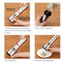 Stainless Steel Salt and Pepper Grinder- Silver