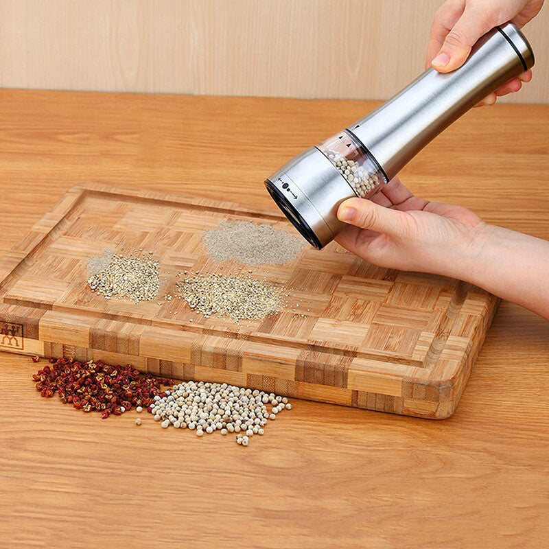 Stainless Steel Salt and Pepper Grinder- Silver