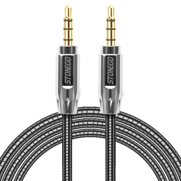 Stonego Auxiliary Audio Cable Connectors - Black