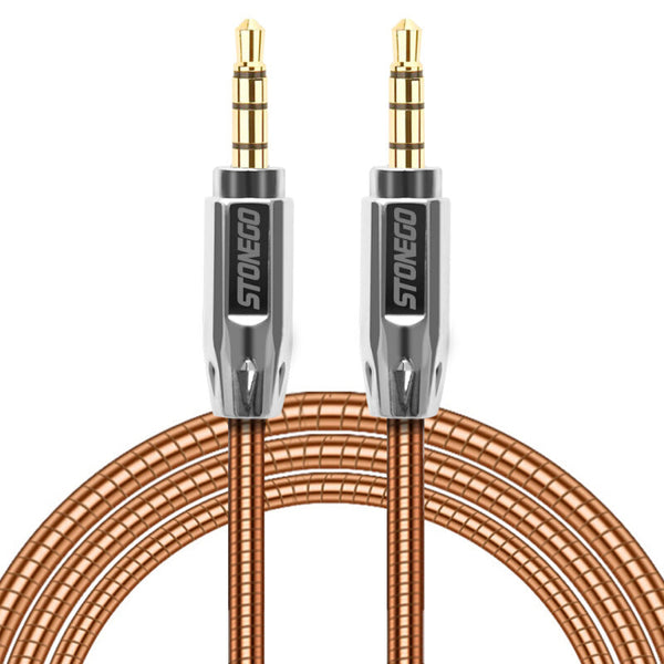 Stonego Auxiliary Audio Cable Connectors - Rose Gold