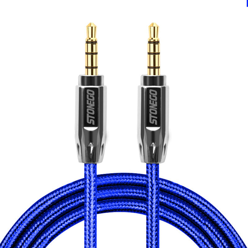 Stonego Auxiliary Audio Stereo Cable Cord - Blue