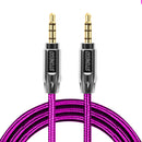 Stonego Auxiliary Audio Stereo Cable Cord - Rose Red