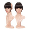 Straight Bangs Synthetic Hair Extension - Black