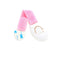 Strong Adhesive Child Proof Child Safety Strap Locks - Pink