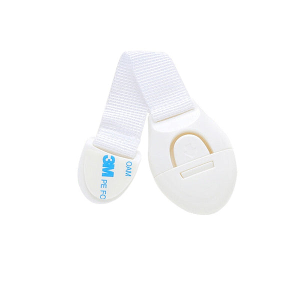 Strong Adhesive Child Proof Child Safety Strap Locks - White