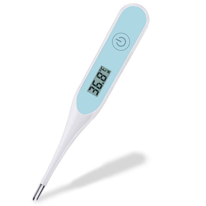 Stylish Digital LCD Thermometer - Blue