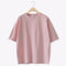 Stylish Women Cotton Elastic Loose Shirt - Pink