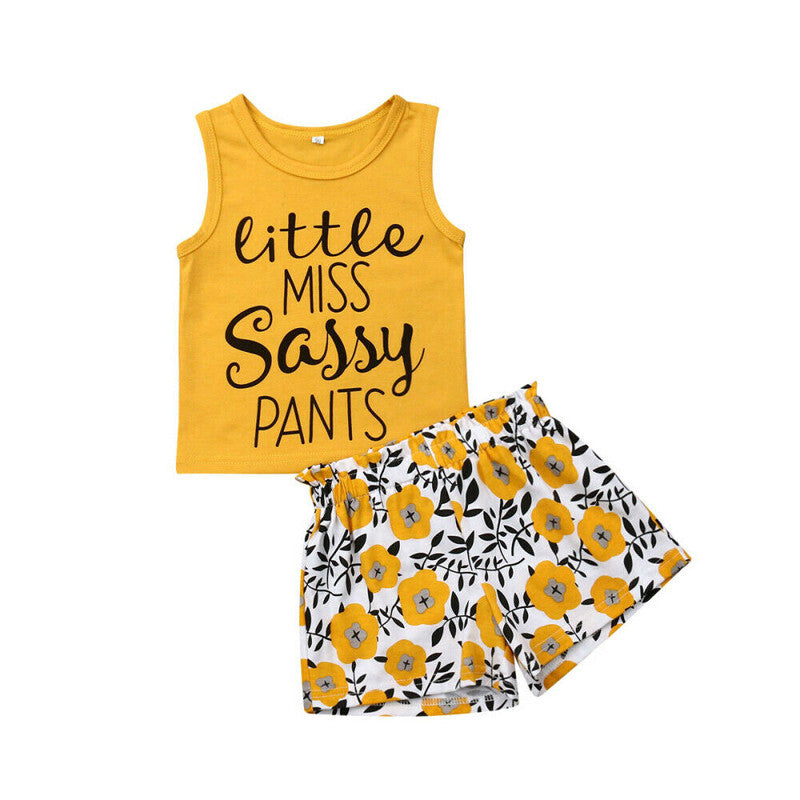 Summer Little Sassy Set - Yellow