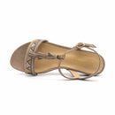 Summer Tassel Hot-Drills Sandals - Taupe