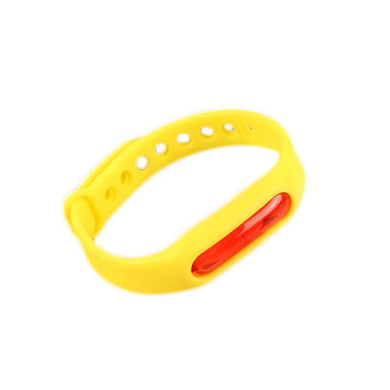 Summer Useful Anti Mosquito Pest Insect Bugs Repellent Repeller Wrist Band Bracelet Fishing Accessories - Yellow