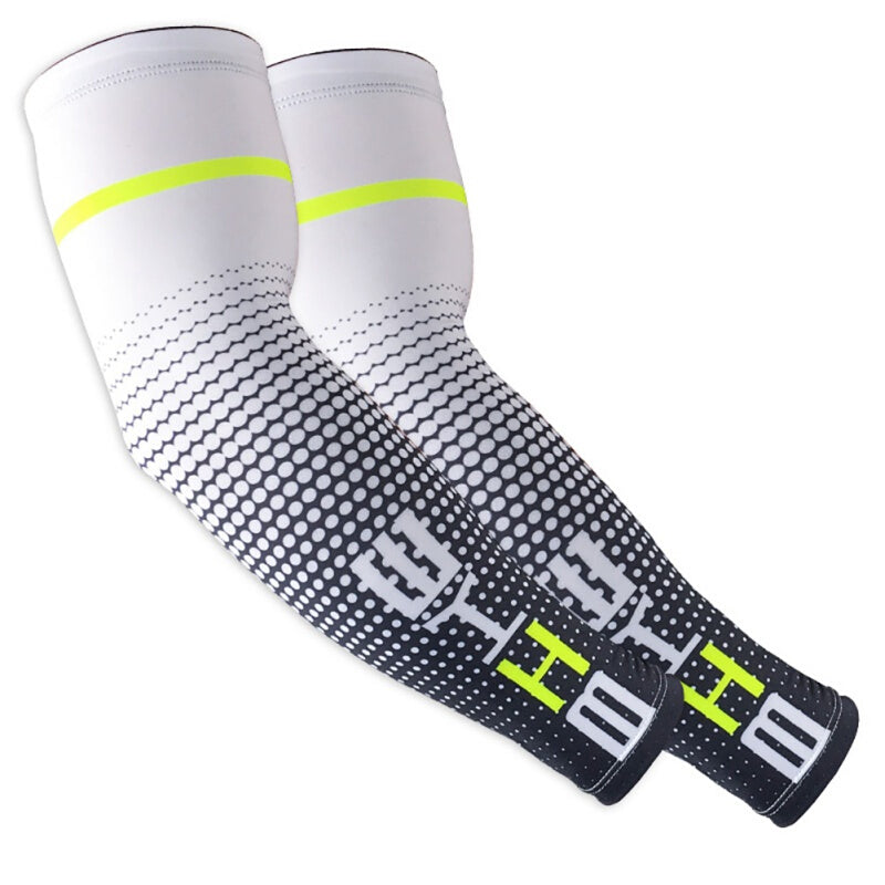 Sunscreen Premium Arm Sleeve - White