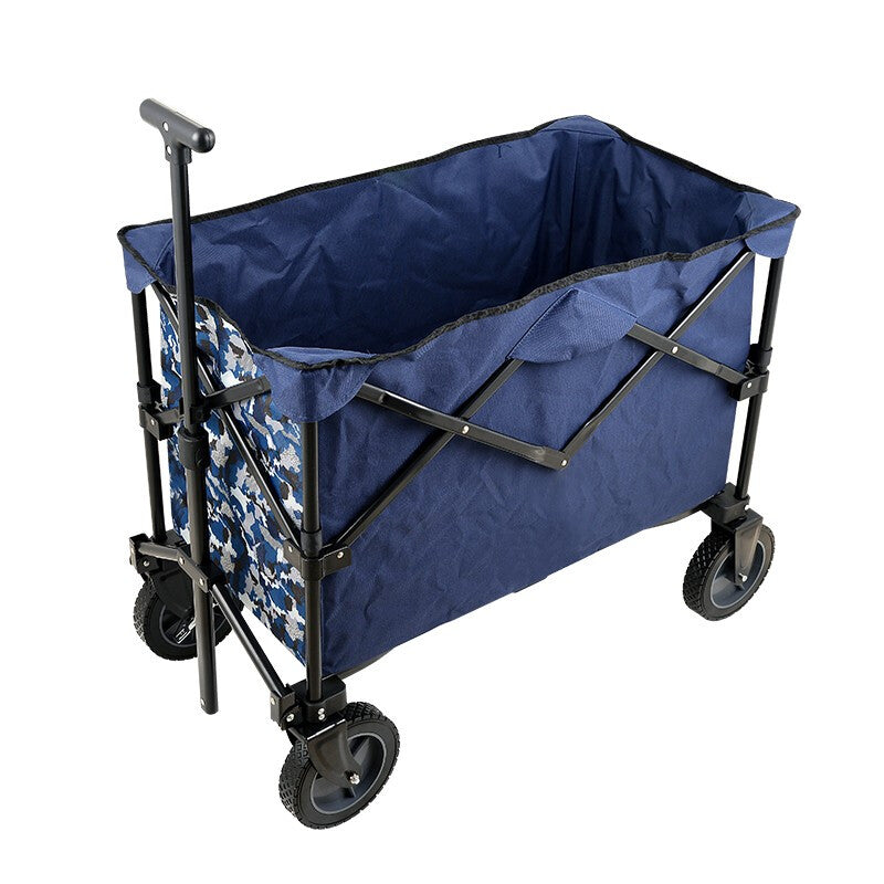 Supermarket shopping Durable Luggage Cart - Blue