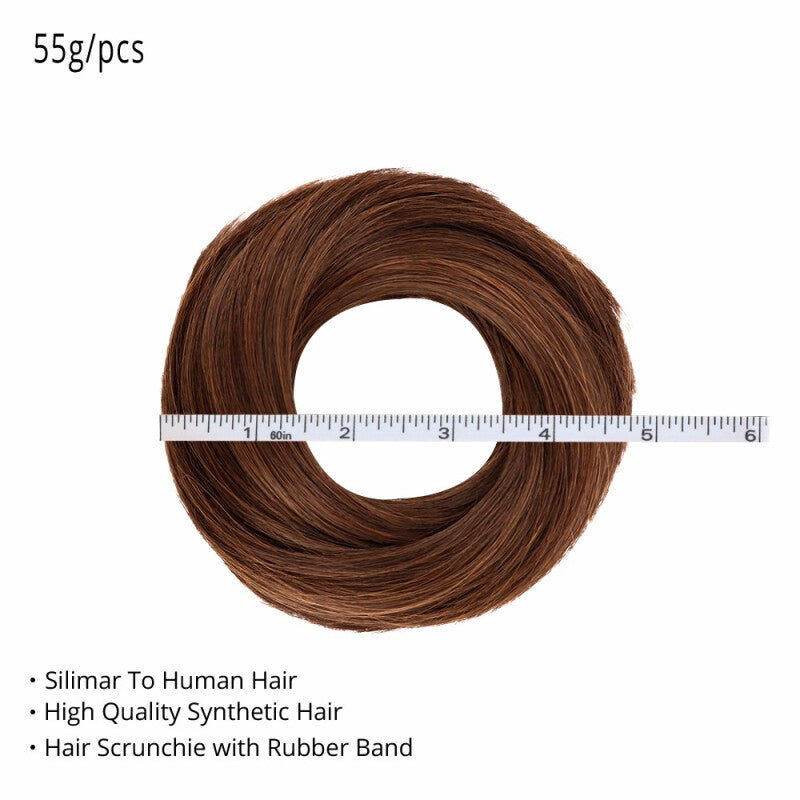 Synthetic Fashion Chignon Hair Bun - Brown