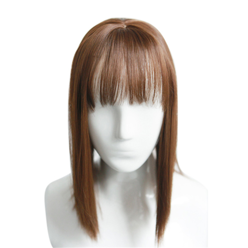 Synthetic Hair Clip Straight Hair - Light Brown