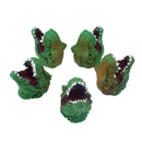 T-Rex Green Finger Puppets - Green