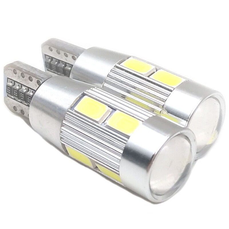 T10 Premium 2 Pcs Led Light Bulbs - Silver