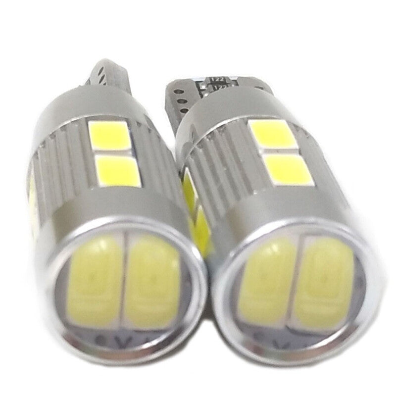 T10 Premium 2 Pcs Led Light Bulbs - Silver