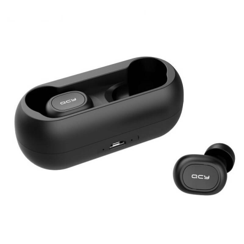 T1C Mini Premium Wireless Earphones - Black