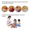 Electric Rail Car Racing Car Puzzle Electric Track Fire Station Blocks Track Battery Powered DIY Toy Set for Kids