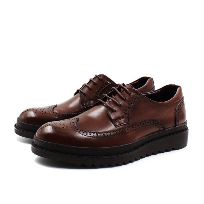 THEMUS H3205A Oxford Shoes - Brown