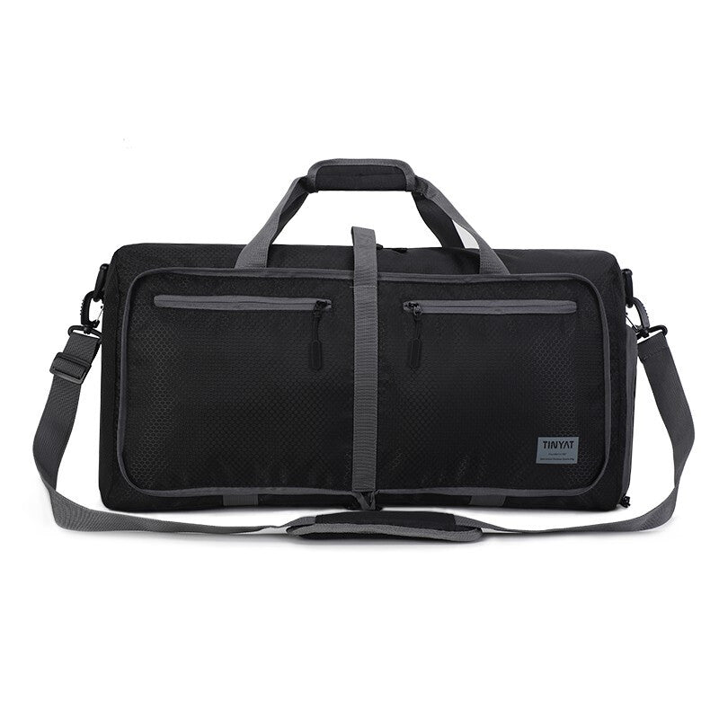 TINYAT Travel Duffle Bag - Black