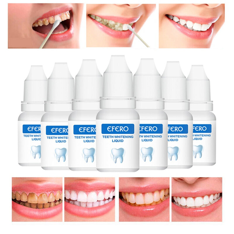 Teeth Whitening Cleaning Serum Oral Hygiene - White