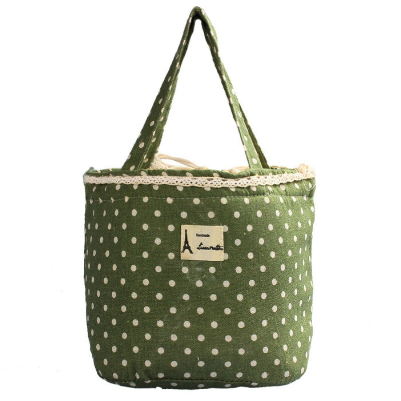 Thermal Insulated Lunch Bag - Green