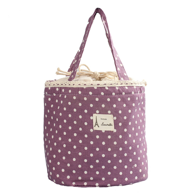 Thermal Insulated Lunch Bag - Purple