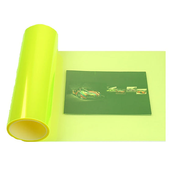 Three Layers 30cmX 100cm Premium Film Sticker - Yellow