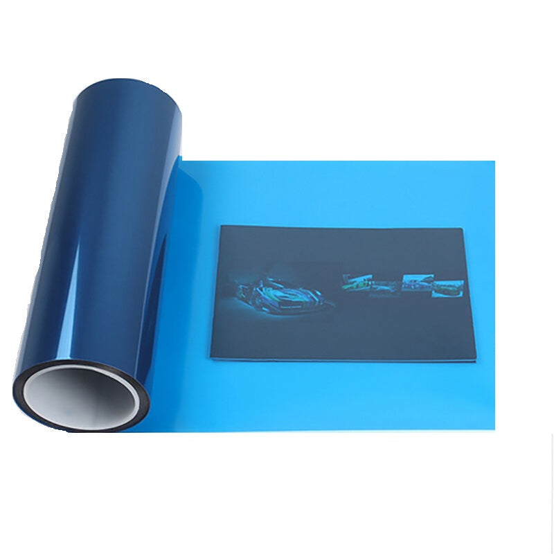 Three Layers 30cmX 100cm Premium Film Sticker - Blue