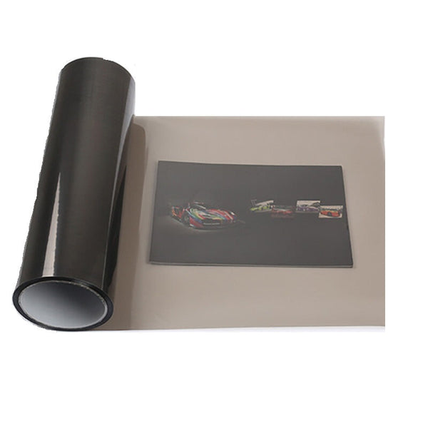 Three Layers 30cmX 100cm Premium Film Sticker - Light Black