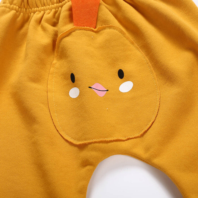 Toddler Animal Trouser Pants - Yellow